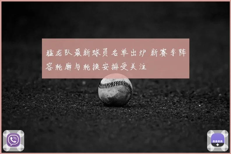 猛龙队最新球员名单出炉 新赛季阵容轮廓与轮换安排受关注